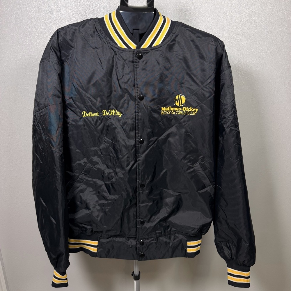 VTG Game Apparel Jacket Men 2XL Mathews Dickey Boys & Girls Club Delbert DeWitty